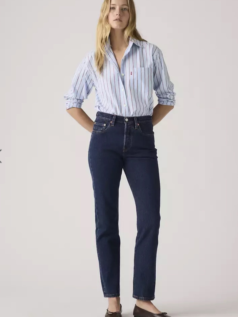 Levi's women size 25 Straight 501 high rise Jeans